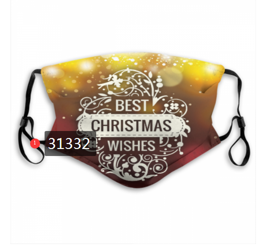 2020 Merry Christmas Dust mask with filter 91